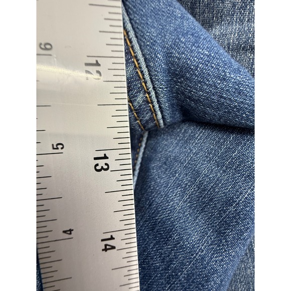 Athleta Sculptek High Rise Slimming Skinny‎ Jeans Medium Wash Size 8 - Picture 8 of 9